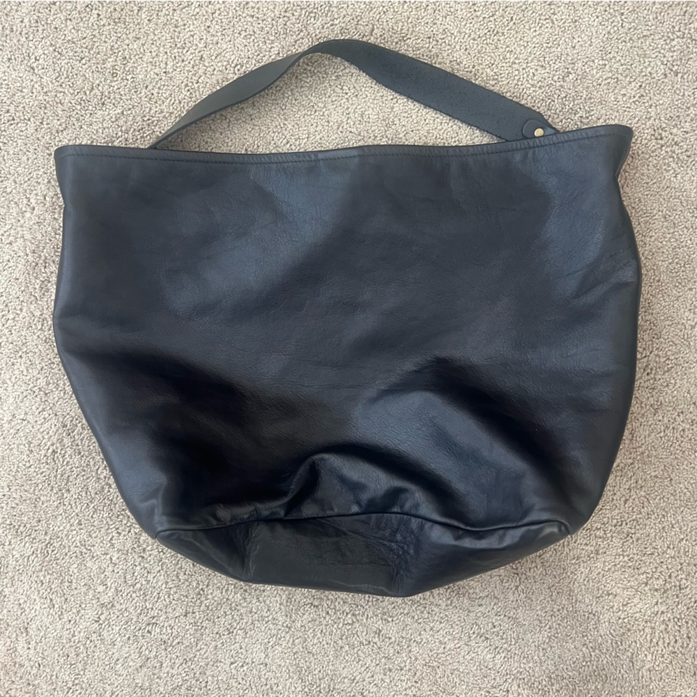 Parker Thatch XL Jane Black Leather Slouch Shoulder Bag sold out on website - Picture 8 of 9